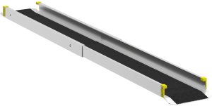 vidaXL Rampy dla wózków 2 pcs Czarny 152 x 19 x 5,5 cm Aluminium 6