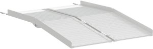 vidaXL Rampa dla wózka inwalidzkiego Srebrny 122 x 73,5 x 11 cm 2