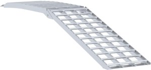 vidaXL Srebrna aluminiowa rampa załadunkowa 230 x 44 x 13 cm 4