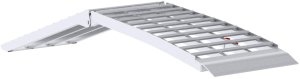 vidaXL Srebrna aluminiowa rampa załadunkowa 230 x 44 x 13 cm 7
