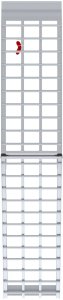 vidaXL Srebrna aluminiowa rampa załadunkowa 230 x 44 x 13 cm 8