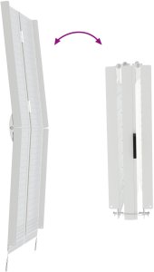 vidaXL Rampa dla wózka inwalidzkiego Srebrny 152 x 73 x 11 cm 9