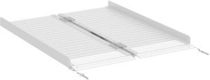 vidaXL Rampa dla wózka inwalidzkiego Srebrny 92 x 73,5 x 5 cm 2