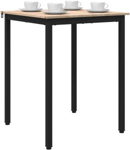 vidaXL Stół 60 x 60 x 75 cm Lekkie drewno sosnowe 3