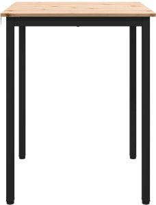 vidaXL Stół 60 x 60 x 75 cm Lekkie drewno sosnowe 6