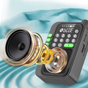 Radio budowlane Zenwire Mini Radio FM Kieszonkowe Bluetooth Przenośne Budowlane Kuchenne na Baterie Y1 11