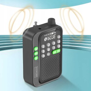 Radio budowlane Zenwire Mini Radio FM Kieszonkowe Bluetooth Przenośne Budowlane Kuchenne na Baterie Y1 7