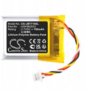 Akumulator Bateria Typu Jbl Cs-jbt710sl Do Słuchawek Jbl Tune 710 Bt 700mah / Cs-jbt710sl 4