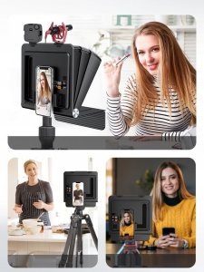 LensGo Prompter Teleprompter Monitor Podglądowy 10" Vlog Telefon Smartfon Tablet / Tc7 Ii Smartphone Kit 3