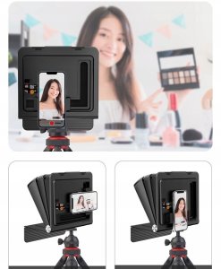 LensGo Prompter Teleprompter Monitor Podglądowy 10" Vlog Telefon Smartfon Tablet / Tc7 Ii Smartphone Kit 4