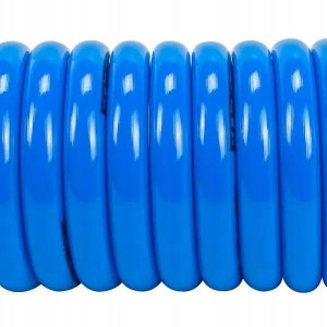 Wąż do pralki i zmywarki Forsage Wąż pneumatyczny spiralny PU 10x14mm 15m z szybkozłączami 4