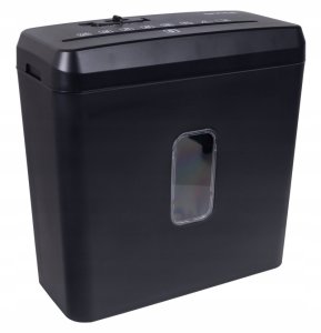 Niszczarka OfficeProducts Niszczarka, ścinki, do 5 kartek A4, kosz 8l, czarna 2
