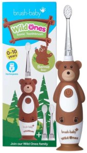 BRUSH BABY_Wild Ones szczoteczka soniczka dla dzieci Bernie Bear 2