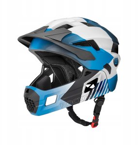 RockBros Kask rowerowy TS-61 10110061002 dziecięcy z odpinaną szczęką rozmiar M (54-57) - niebieski 7