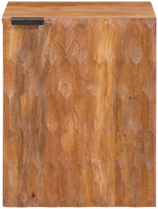 vidaXL Wisząca Szafka Łazienkowa Gładki Brązowy 3