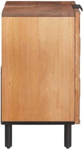 vidaXL Szafka pod umywalkę Gładki Brązowy 4