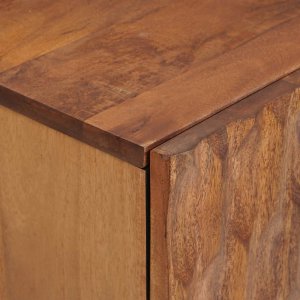 vidaXL Szafka pod umywalkę Gładki Brązowy 6