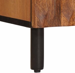 vidaXL Szafka pod umywalkę Gładki Brązowy 8