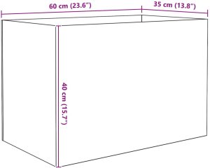 vidaXL Akwarium z przechowywaniem Biały Szkło 10