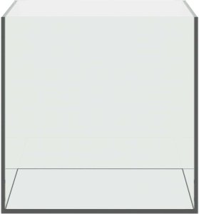 vidaXL Akwarium z przechowywaniem Biały Szkło 5