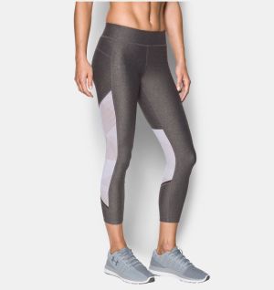 Under Armour Legginsy damskie HeatGear Armour Supervent Crop szare r. XS (1300067-090) 2