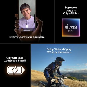 Smartfon Global iPhone 16 Pro Max 5G 8/256GB Czarny  (M2089-QASV) 8