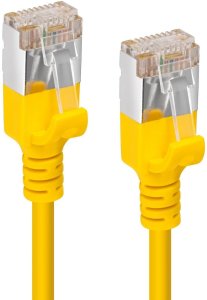 MicroConnect kabel sieciowy Żółty 0,15 m Cat6a U/FTP (STP) 2