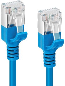 MicroConnect V-FTP6A0015B-SLIM kabel sieciowy Niebieski 0,15 m Cat6a U/FTP (STP) 2