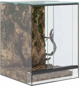 vidaXL Habitat dla gadów i płazów biały 30 x 30 x 40 cm Szkło 3