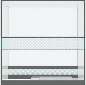 vidaXL Habitat dla gadów i płazów biały 30 x 30 x 40 cm Szkło 8