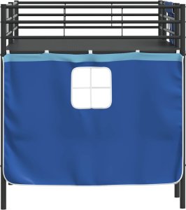 vidaXL Czarny i niebieski 90 x 201 cm 9