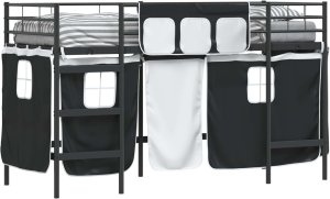 vidaXL Materac czarny 100 x 190 cm 2