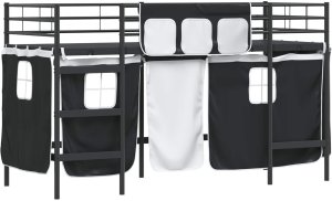 vidaXL Materac czarny 100 x 190 cm 4