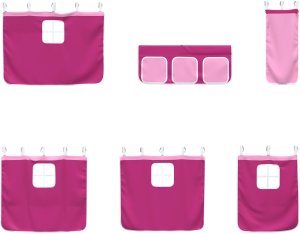 vidaXL Czarny i różowy 75 x 190 cm 8