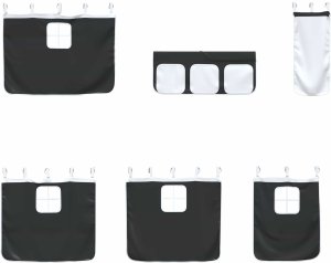 vidaXL Biały i czarny 75 x 190 cm 8