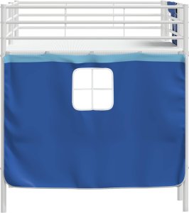 vidaXL Biały i niebieski 100 x 201 cm 9