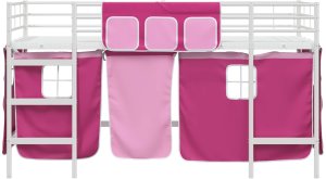 vidaXL Materac Biały i różowy 90 x 201 cm 6