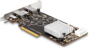 Karta dźwiękowa Delock Karta PCI Express x8 z 2 x USB 20 Gbps USB Type-C żeńska i 2 x USB 10 Gbps Typ-A żeńska - Quad Channel 3