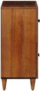 vidaXL Bufet z drzwiami orzech włoski 60 x 33,5 x 75 cm Drewno mango 4