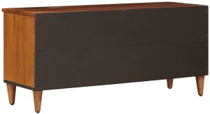 vidaXL Szafka pod telewizor z półką orzech włoski 100 x 33,5 x 46 cm 5