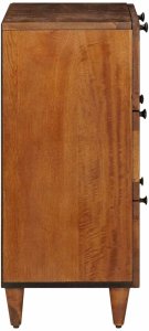 vidaXL Bufet orzech 60 x 33,5 x 75 cm Drewno mango 4