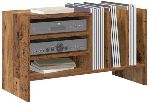 vidaXL Szafka na płyty winylowe z półką w stylu vintage, 78,5 x 35 x 45 cm 3