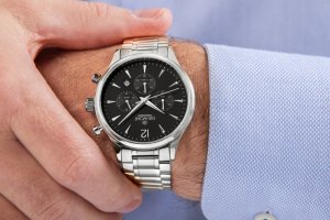 Zegarek Giewont Zegarek Męski Chronograph Sapphire Srebrny GW6310-B2 4
