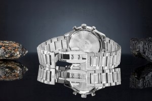 Zegarek Giewont Zegarek Męski Chronograph Sapphire Srebrny GW6310-B2 6
