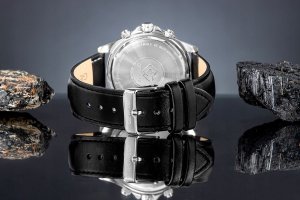 Zegarek Giewont Zegarek Męski Chronograph Sapphire Czarny GW3520-A4 5