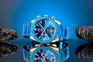 Zegarek Giewont Zegarek Męski Chronograph Sapphire Niebiesko Miedziany GW8720-B5 5