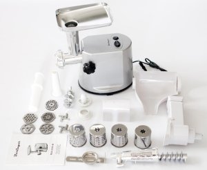 Maszynka do mielenia mięsa | duża moc | wyciskarka szatkownica 5 sit 2 noże 2