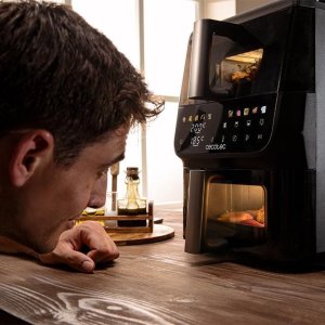 Frytkownica beztłuszczowa Cecotec Frytkownica beztłuszczowa Cecofry DuoLevel 10000 DuoSize Window 12