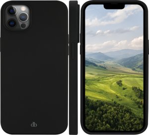 D Bramante Costa Rica - Tylny pokrowiec na telefon - Silikon, recyklingowy plastik - Night Black - dla Apple iPhone 12, 12 Pro 2