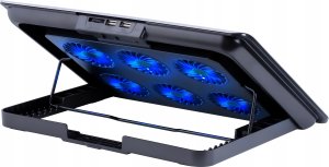 Podstawka chłodząca Defender Podstawka chłodząca NS-520 laptop notebook 15,6" 2xUSB 6 wentylatorów podświetlenie metalowa 2